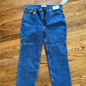 Abercrombie & Fitch Blue Straight Leg Jeans